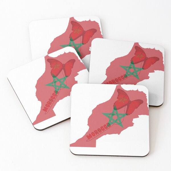 Aperçu de l'œuvre Carte marocaine,Papillon décoré du drapeau du Maroc,drapeau marocain créée et vendue par Reddiamond3 ⭐⭐⭐⭐⭐.