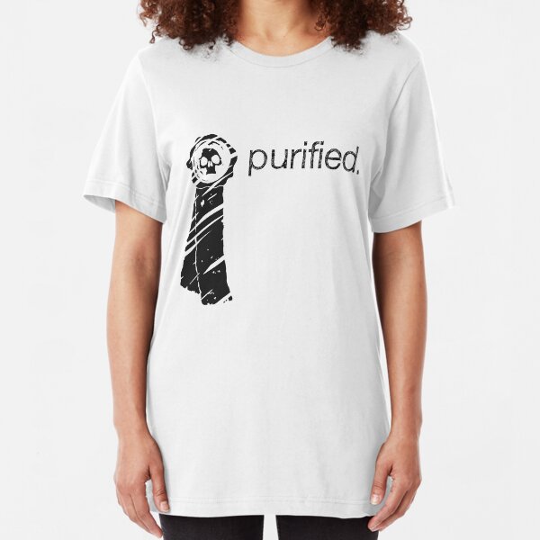 Purity Seal (Light Background) Slim Fit T-Shirt