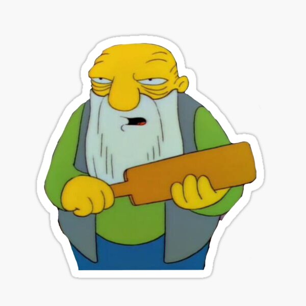 C'est A Paddlin' Funny Scene TV Sticker