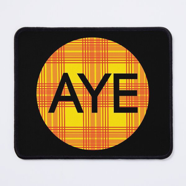 Item preview, AYE, Scottish Independence Lion Rampant Coloured Tartan Circle designed and sold by MacPean.