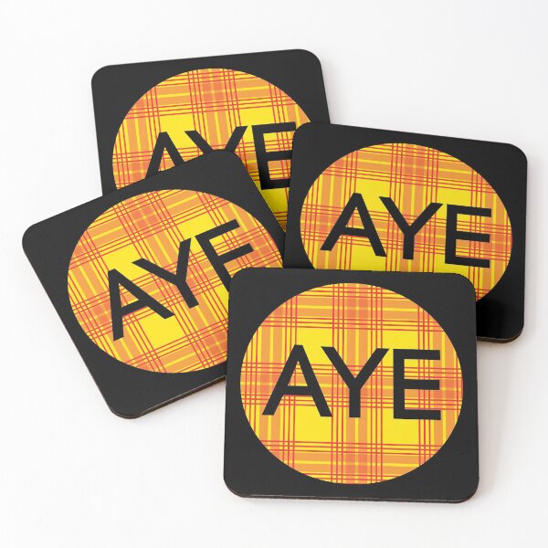 Item preview, AYE, Scottish Independence Lion Rampant Coloured Tartan Circle designed and sold by MacPean.