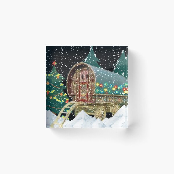 Item preview,  Romany gypsy caravan christmas card designed and sold by amy greaves.