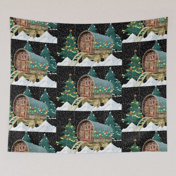 Item preview,  Romany gypsy caravan christmas card designed and sold by amy greaves.