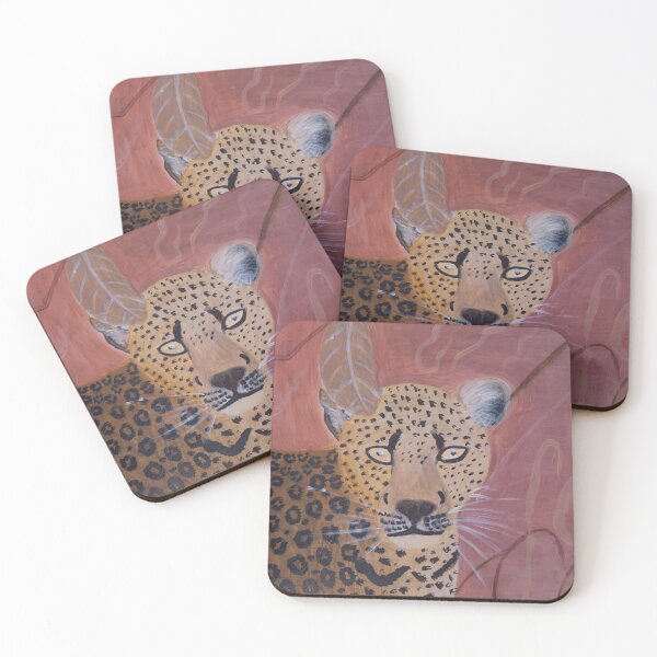 Item preview, Beautiful Cheetah with pink background designed and sold by Rebekah Gavra.