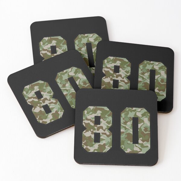 Item preview, Army Camo Number eighty Veteran Lucky Number 80 designed and sold by Urosek.