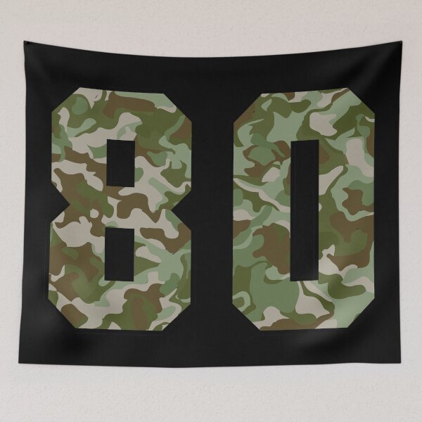 Item preview, Army Camo Number eighty Veteran Lucky Number 80 designed and sold by Urosek.