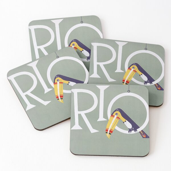 Item preview, Rio de janeiro vintage travel poster designed and sold by Arctic frame studio.