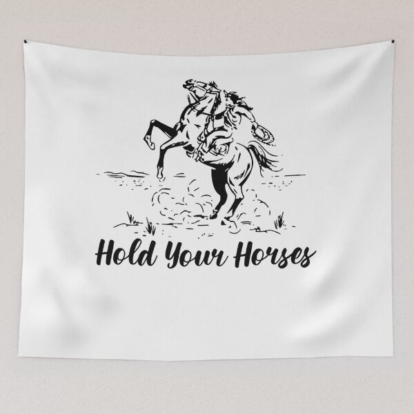 Item preview, Retro Cowboy Rodeo Dad Hold Your Horses Western Country designed and sold by JasonAOrra.