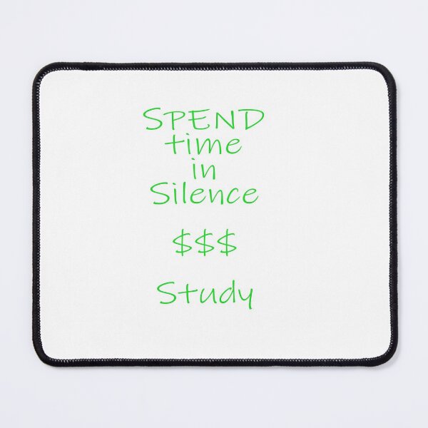 Item preview, SPEND TIME IN SILENCE $$$ STUDY designed and sold by CUTESTUFFnow.