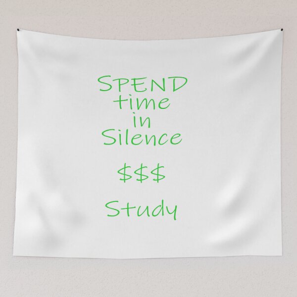 Item preview, SPEND TIME IN SILENCE $$$ STUDY designed and sold by CUTESTUFFnow.