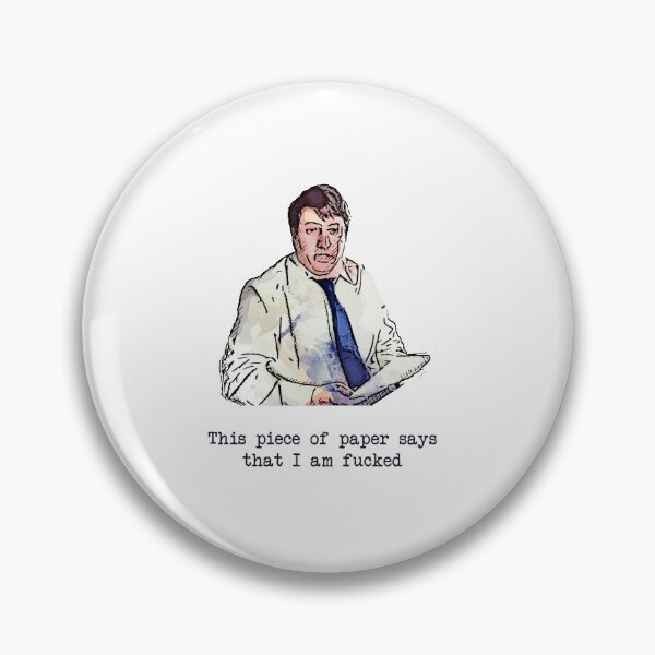 Item preview, Este pedazo de papel dice que estoy jodido - Cita de Mark Corrigan - Peep Show designed and sold by Bobby Shaftoe.