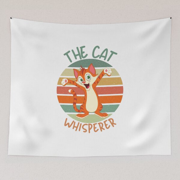 Item preview, The Cat Whisperer Retro Sunset designed and sold by odrito.