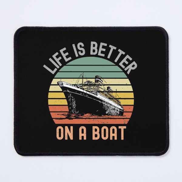 Item preview, Life Is Better On A Boat designed and sold by i-longmanshop.