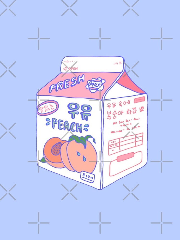 Peach Milk Carton by LauraOConnor