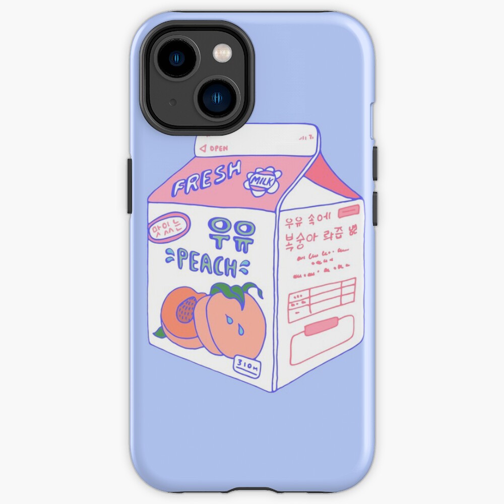 Peach Milk Carton iPhone Case