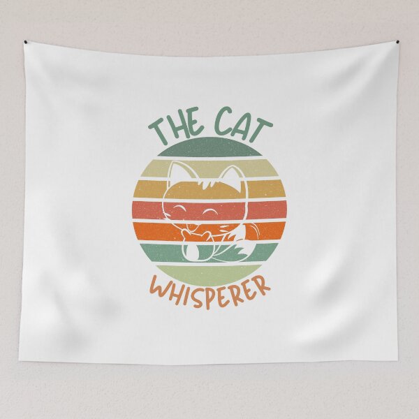 Item preview, The Cat Whisperer Retro Sunset designed and sold by odrito.