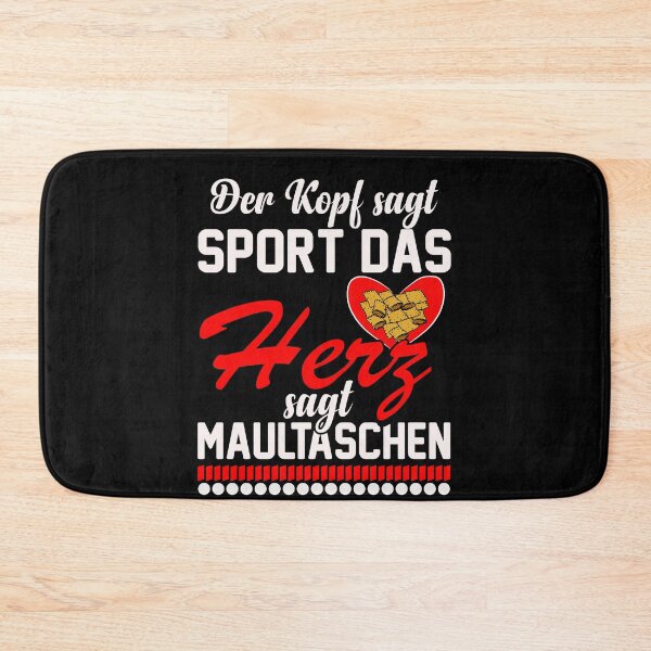 Item preview, The Head Says Sport, The Heart Says Maultaschen designed and sold by Schwaben Designs.