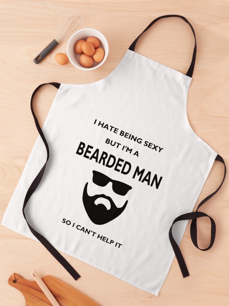 beard funny saying, bearded dirty gift idea' Apron
