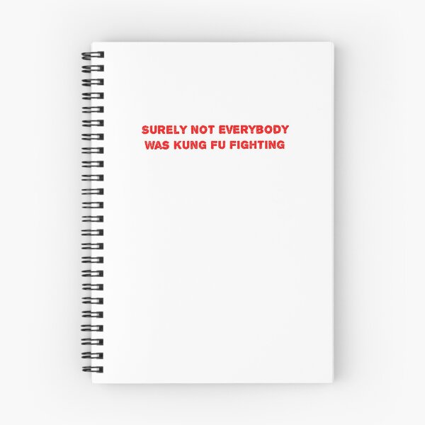 Item preview, Surely Not Everybody Was Kung Fu Fighting designed and sold by Soukainadesign.