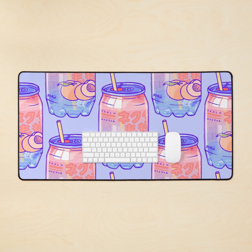 Peach Bubbles Mouse Pad