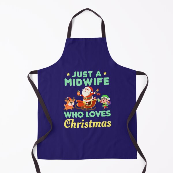 Item preview, Just a Midwife Who Loves Christmas designed and sold by jaygo.