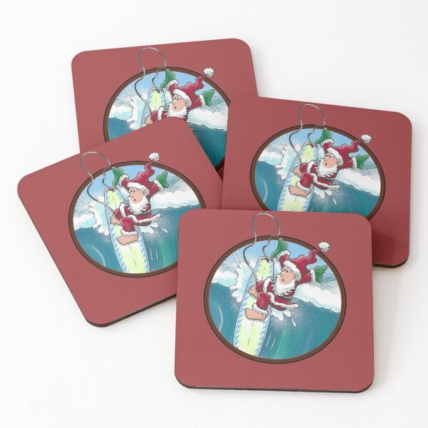 Item preview, Submarine Santa! Circle designed and sold by ArtworkByLaurie.