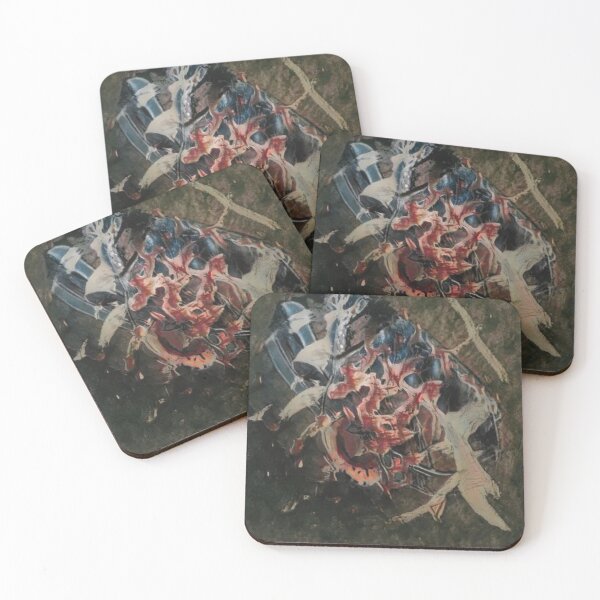 Item preview, Ciervo zorro arte abstracto designed and sold by DiscoGypsyFish.