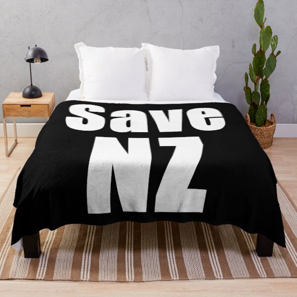 Item preview, Save NZ New Zealand Lets Go Brandon Freedom Anti Segregation Patriotic Vaccine Mandate designed and sold by Jason Gilbert.