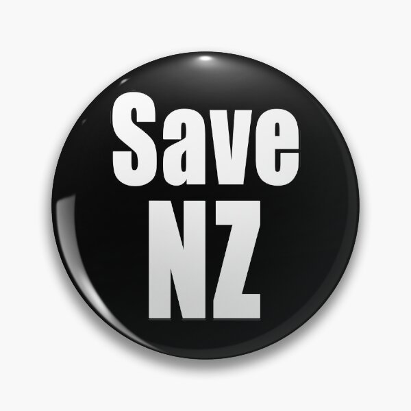 Item preview, Save NZ New Zealand Lets Go Brandon Freedom Anti Segregation Patriotic Vaccine Mandate designed and sold by Jason Gilbert.