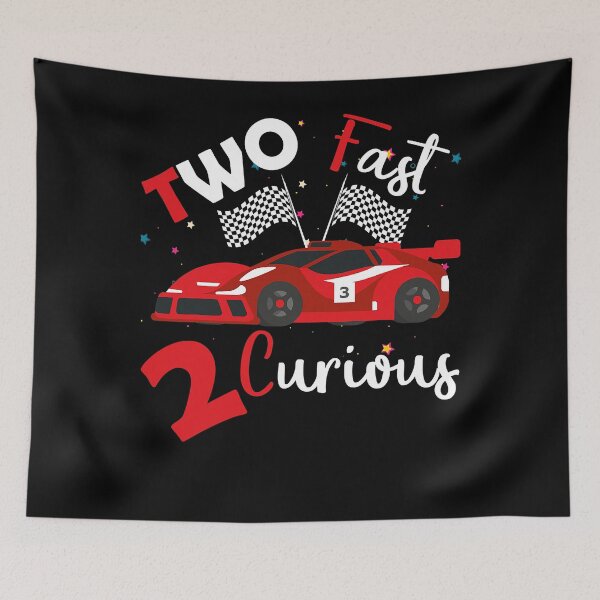 Item preview, Two Fast 2 Curious Years Racing Two Fast Birthday designed and sold by PatrickRda.