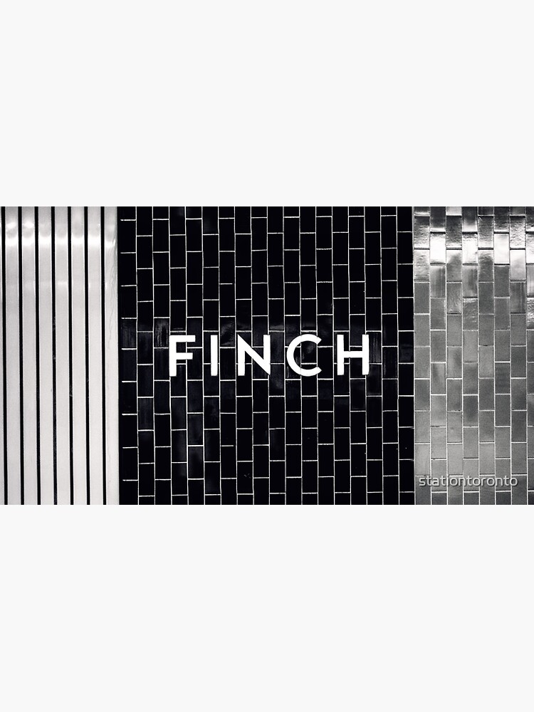 Finch Toronto Subway Station Sign by stationtoronto