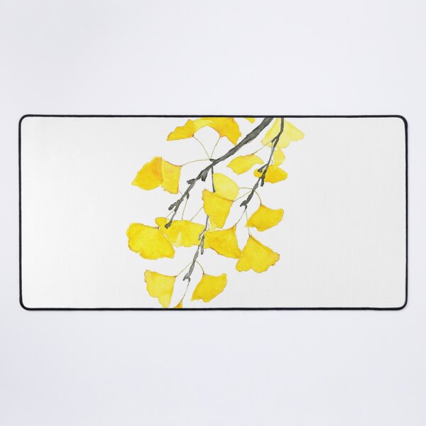 Item preview, hand painted Golden Ginkgo  watercolor designed and sold by ColorandColor.
