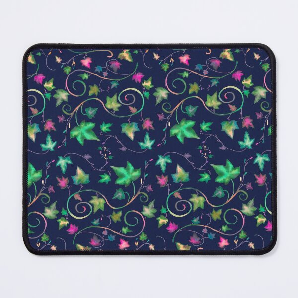 Item preview, Ivy vines watercolor ornamental blue pattern designed and sold by Isabelle-T.
