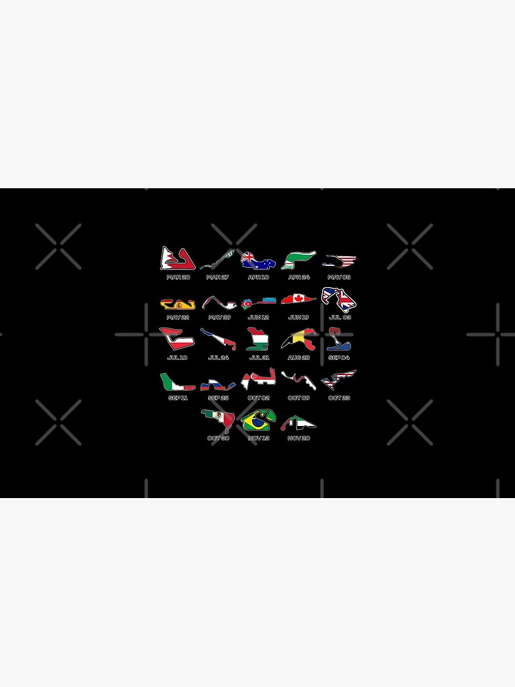 2022 F1 Calendar by TableTopDesigns