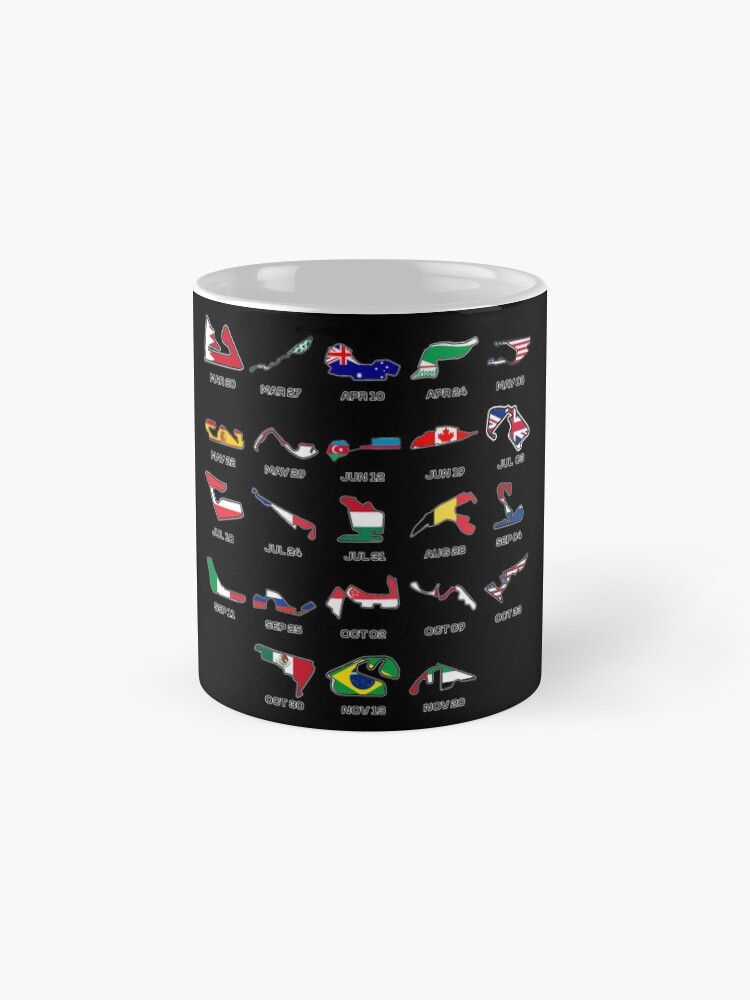 Alternate view of 2022 F1 Calendar Mug