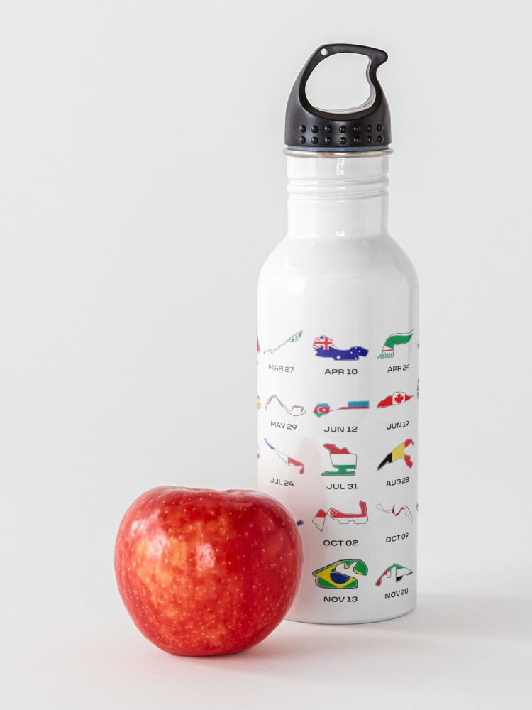 Alternate view of 2022 F1 Calendar Water Bottle