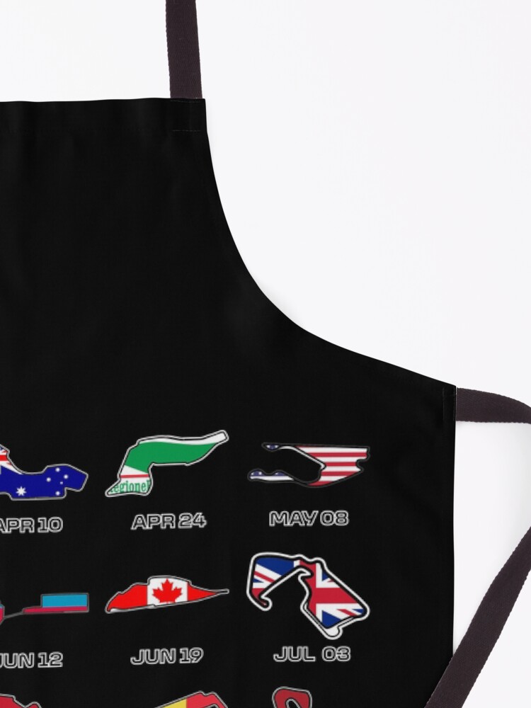 Alternate view of 2022 F1 Calendar Apron