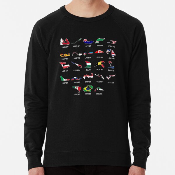 2022 F1 Calendar Lightweight Sweatshirt