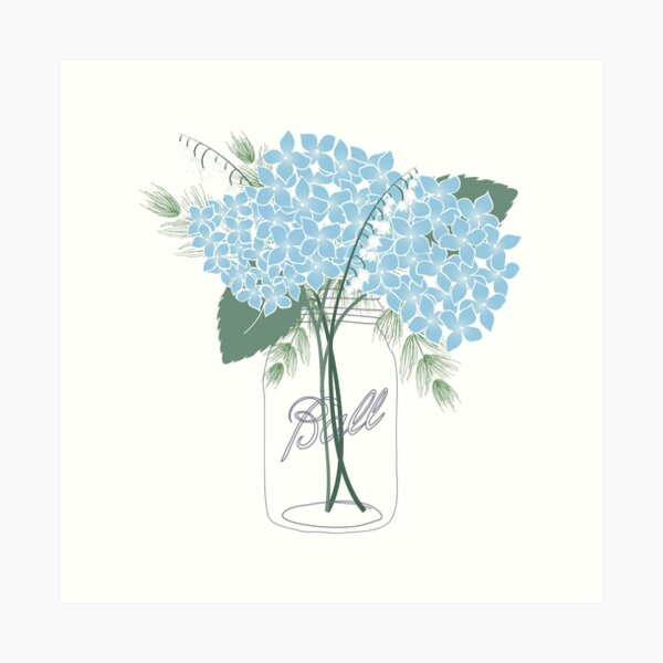 Mason Jar Art Print