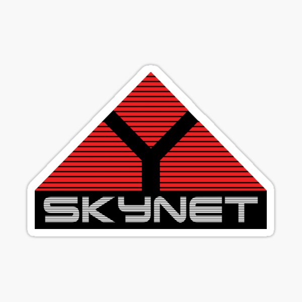 Terminator Film Skynet Logo Sticker