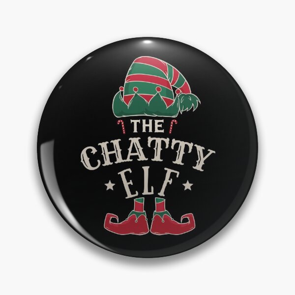 Item preview, The Chatty Elf! Show everyone who just how much of a chatterbox your are this Christmas! designed and sold by HROC.