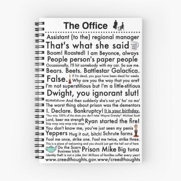 Item preview, The Office's most famous lines designed and sold by TheOfficelover.