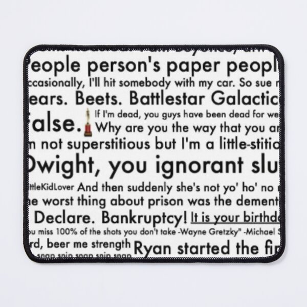 Item preview, The Office's most famous lines designed and sold by TheOfficelover.