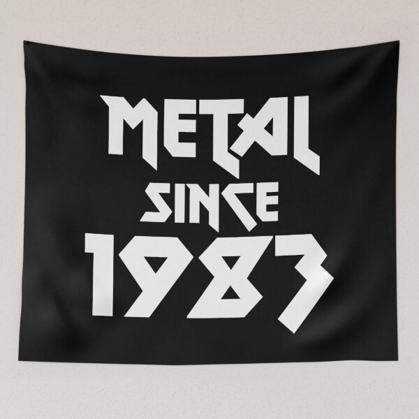 Artikelvorschau, Geschenk für 38-Jährigen Metal Since 1983 38. Geburtstag entworfen und verkauft von WPahat.
