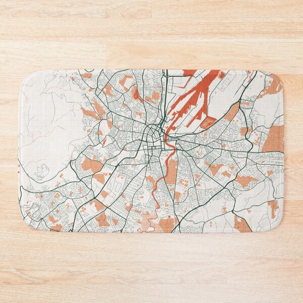 Item preview, Belfast City Map of Northern Ireland - Bohemian designed and sold by deMAP.