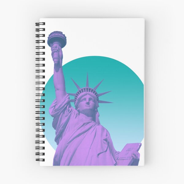 Item preview, Statue Of Liberty Purple Vaporwave Aesthetic designed and sold by DunamisDezign.