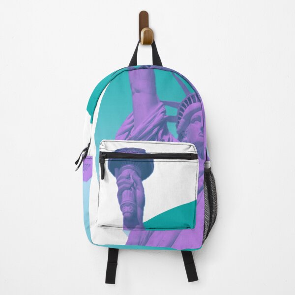 Item preview, Statue Of Liberty Purple Vaporwave Aesthetic designed and sold by DunamisDezign.