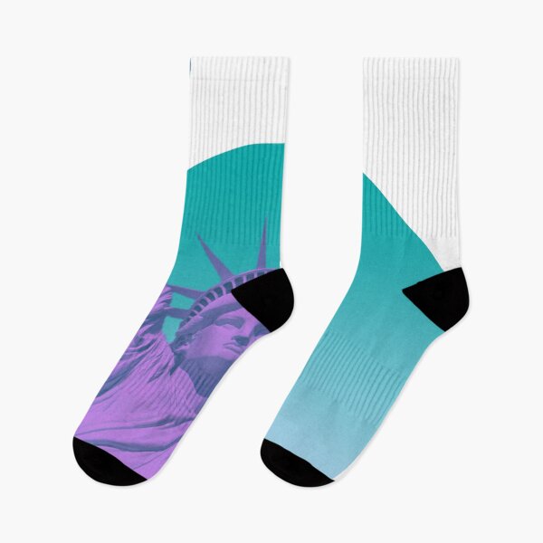 Item preview, Statue Of Liberty Purple Vaporwave Aesthetic designed and sold by DunamisDezign.