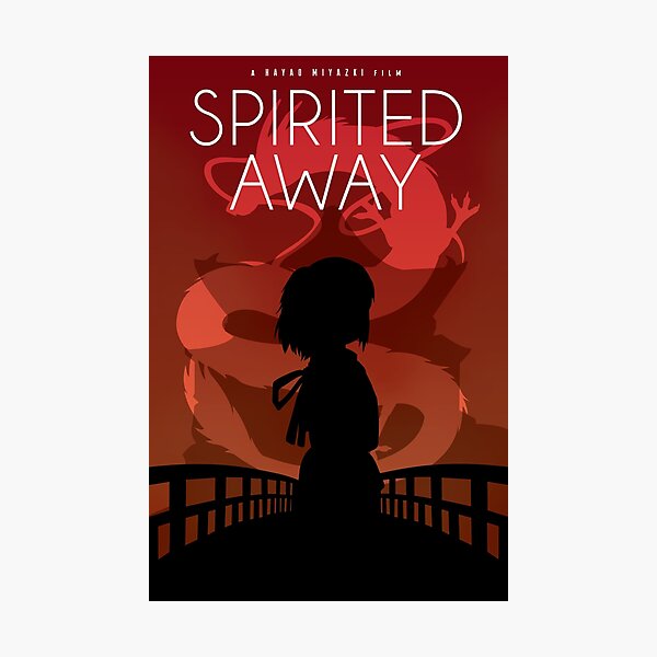Spirited Away Movie Poster Photographic Print