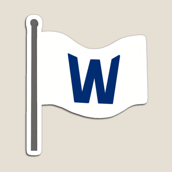Magnet: Chicago Cubs- W Flag